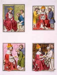 Verschillende rituelen met betrekking tot het monetaire systeem in de tijd van Maximiliaan I, uit 